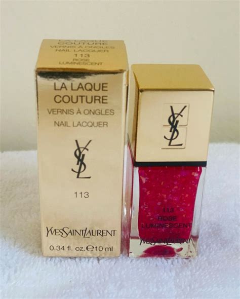 buy ysl rose luminescent nail polish|ysl la laque nail varnish.